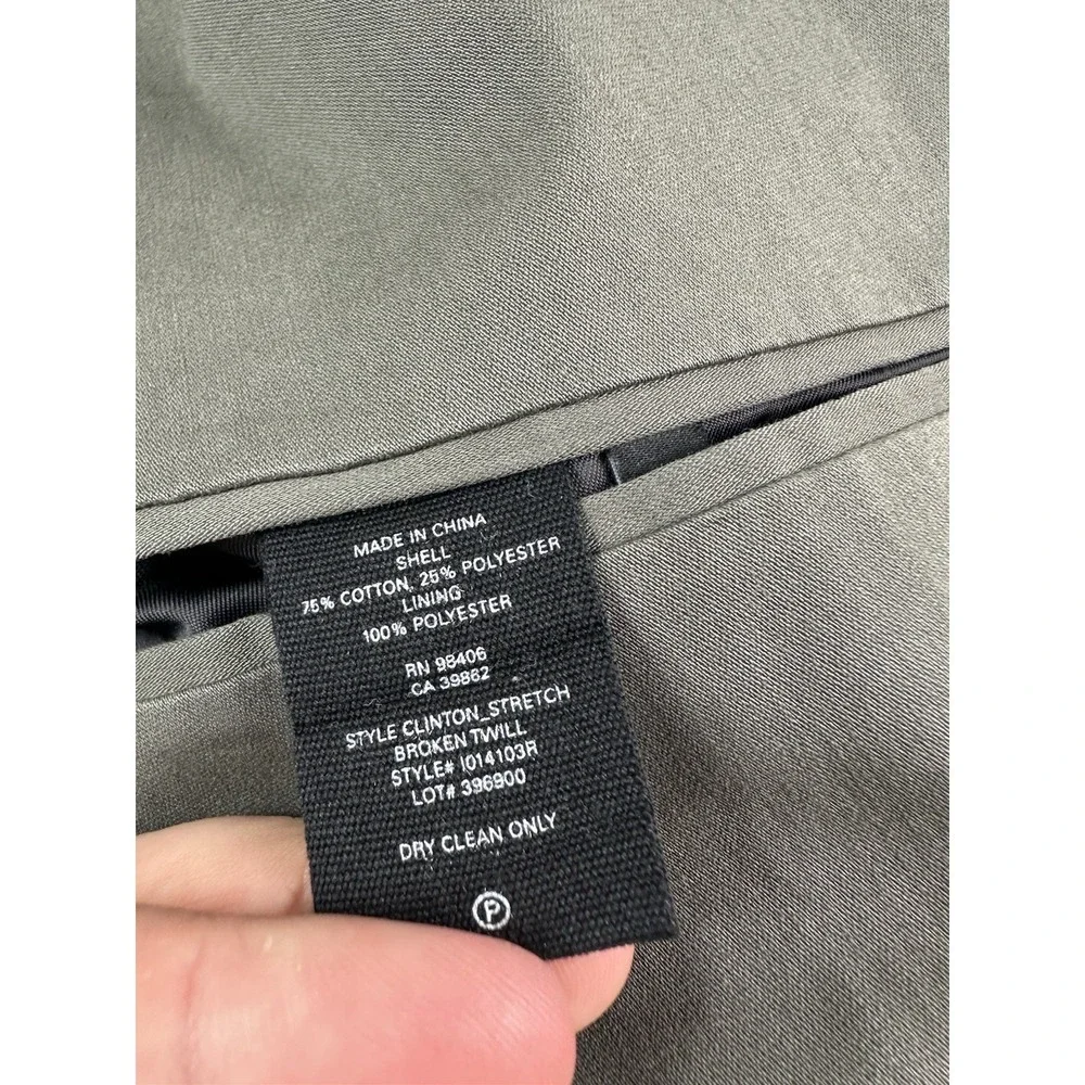 Theory Clinton Green Cotton Blend Mens 2-Btn Sportcoat Size 36 NWT